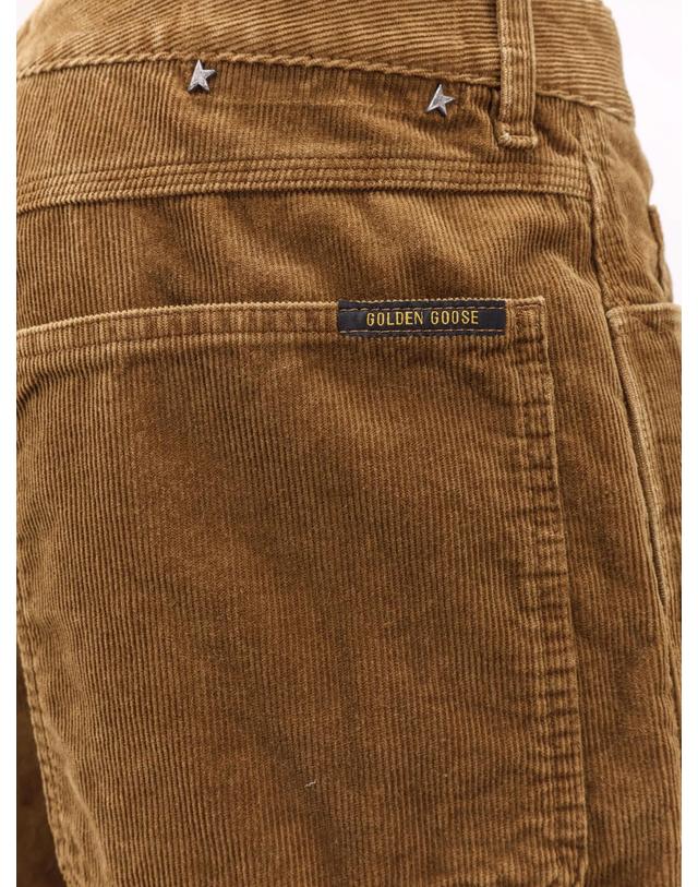 골든구스 [해외직구][N85]골든구스 GMP01942 남성 바지 팬츠 데님 golden goose Velvet trousers 착용컷