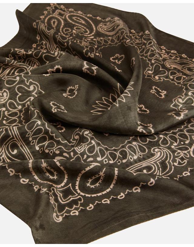 골든구스 [해외직구][G95]골든구스 GUP01053P00066735759 여성 모자 스카프 주얼리 가방 FOULARD PAISLEY PRINT SILK 착용컷