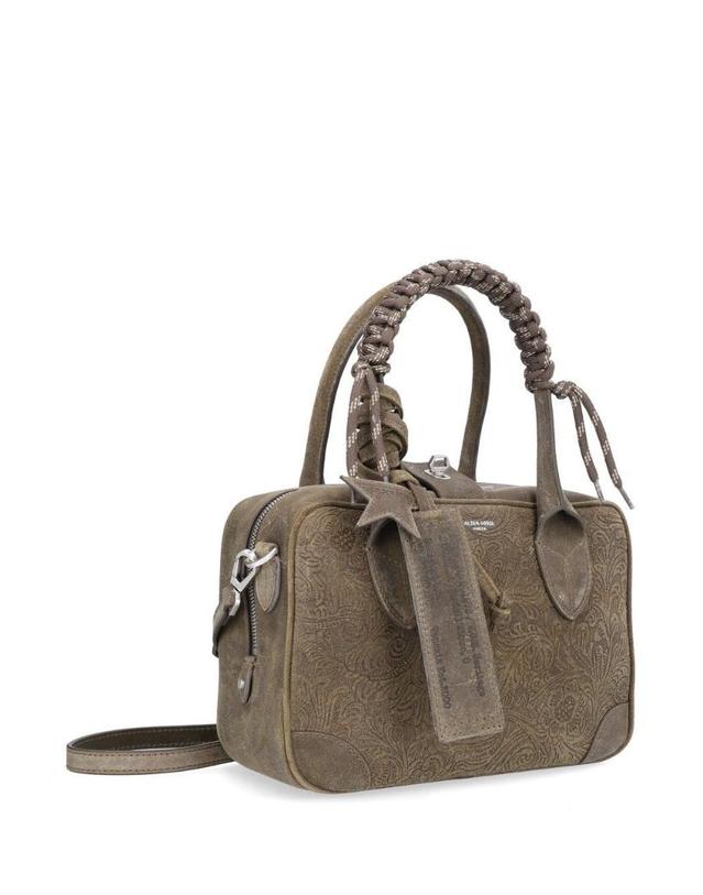 골든구스 [해외직구][A94]GOLDEN GOOSE GWA00470A00091535674 여성 토트백 탑핸들백 GOLDEN GOOSE GOLDEN GOOSE Vita Bag In Suede 착용컷
