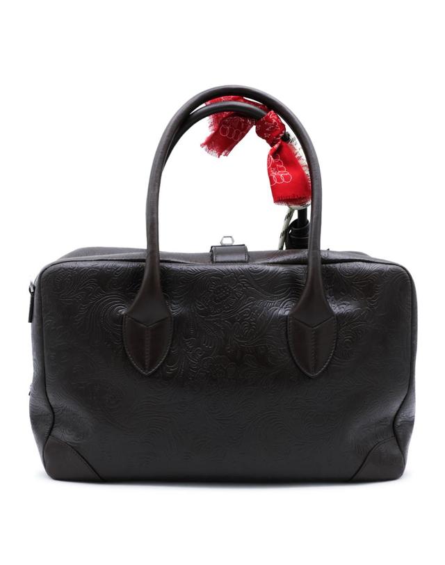 골든구스 [해외직구][B47]GOLDEN GOOSE GWA00833A00091640163 여성 토트백 탑핸들백 가방 MAHOGANY LEATHER VITA MEDIUM TOP HANDLE BAG 착용컷