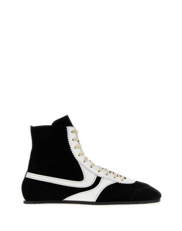 [해외직구][X45]드리스반노튼 2620217010126 998 남성 스니커즈 단화 남자스니커즈 Black suede sneakers