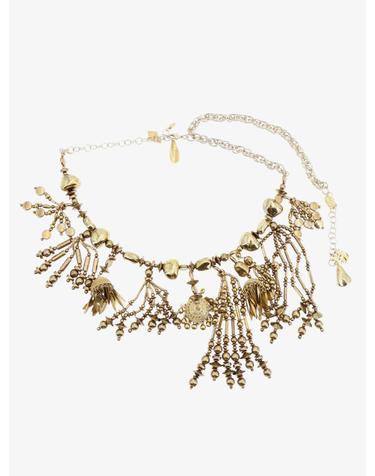[해외직구][N85]드리스반노튼 2620182060096 여성 팔찌 목걸이 반지 주얼리 DRIES VAN NOTEN Tassel Pendant brass and resin necklace