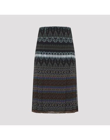 [해외직구][D14]드리스반노튼 2620108154017 704 DARK BROWN 여성 스커트 치마 Dries Van Noten Sianora Midi Skirt