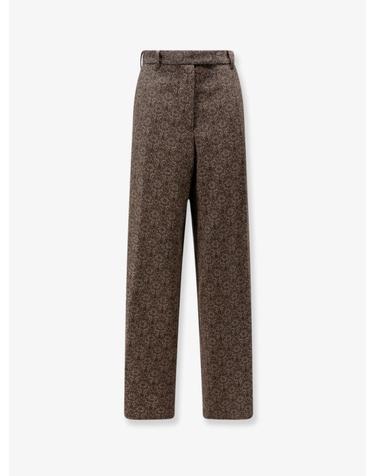 [해외직구][N85]드리스반노튼 2620109074304 여성 트라우저 바지 팬츠 면바지 DRIES VAN NOTEN Penn embroidered viscose trousers