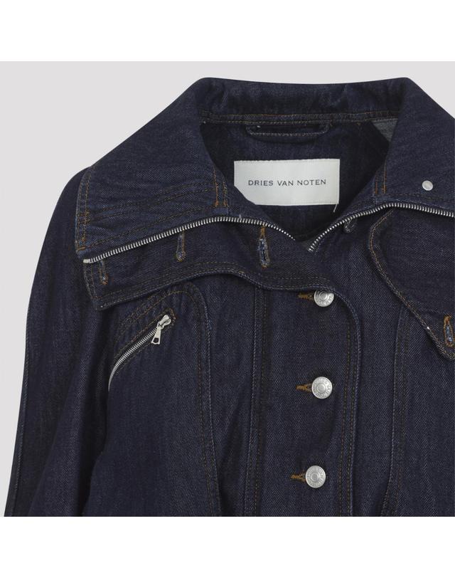 드리스 반 노튼 [해외직구][D14]드리스반노튼 2621305074401 507 INDIGO 여성 자켓 코트 아우터 Dries Van Noten Vida Denim Jacket 착용컷