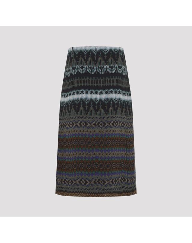 드리스 반 노튼 [해외직구][D14]드리스반노튼 2620108154017 704 DARK BROWN 여성 스커트 치마 Dries Van Noten Sianora Midi Skirt 착용컷