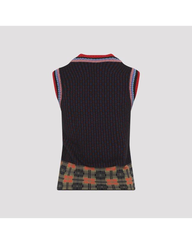 드리스 반 노튼 [해외직구][D14]드리스반노튼 2620112354762 359 BORDEAUX 여성 스웨터 니트 가디건 Dries Van Noten Temi Knit Gilet 착용컷