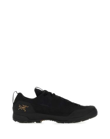 [해외직구][X45]아크테릭스 X000009833 BLACKBLACK 남성 스니커즈 단화 남자스니커즈 Black suede and rubber Konseal GTX sneakers