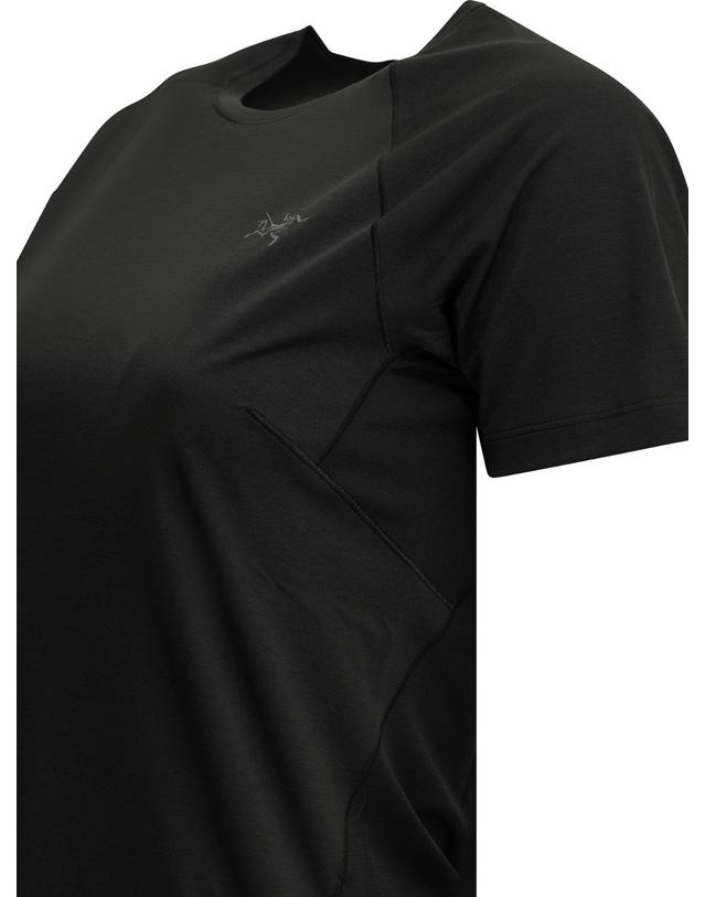 아크테릭스 [해외직구][V90]아크테릭스 X000010234NORVAN CRW SSBLACK 여성 티셔츠 긴팔 반팔 Norvan Crew Neck T Shirt 착용컷