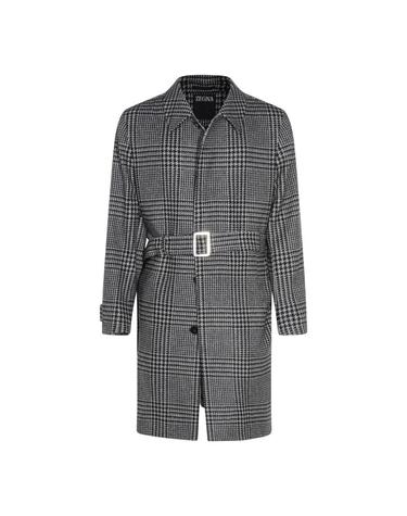 [해외직구][B47]제냐 298515A24VBYS0NR 남성 자켓 코트 아우터 GREY AND BLACK WOOL COAT