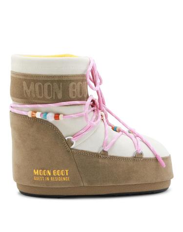 [해외직구][S27]MOON BOOT 80D1409730BL43 여성 부츠 부티 롱 미들 앵클부츠 첼시부츠 바이커부츠 워커 로고 HONEY AND WHITE BOOTS