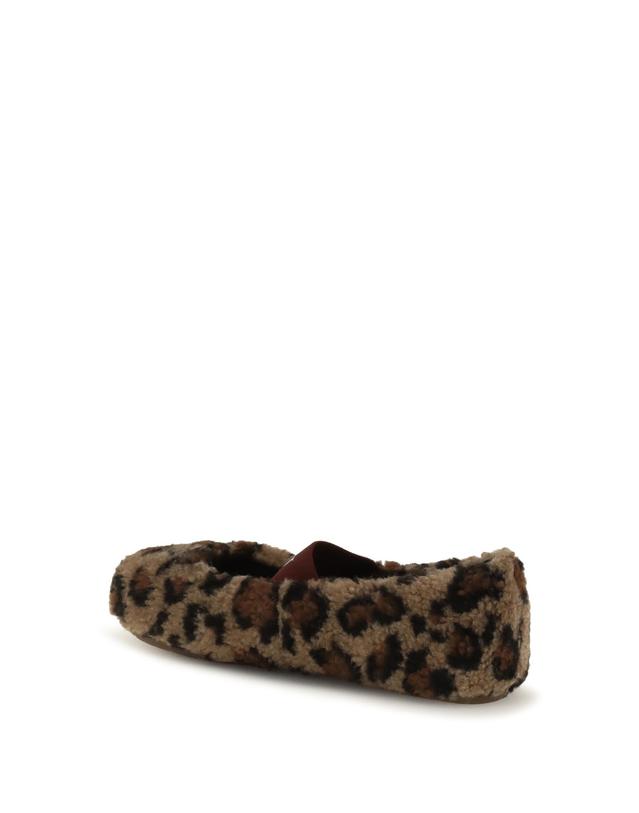 문부츠 [해외직구][K68]MOON BOOT 80D2400040 MM21 여성 발레리나슈즈 플랫슈즈 단화 메리제인 Leopard teddy Ballerinas 착용컷