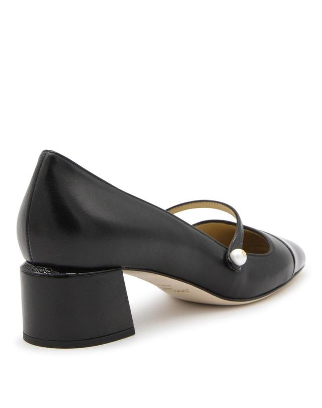 지미추 [해외직구][Q11]지미추 ELISA45PTZ000074 여성 펌프스 하이힐 슬링백 BLACK LEATHER PUMPS 착용컷