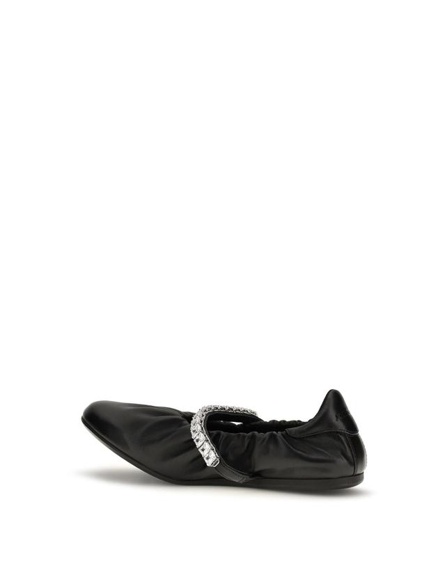 지미추 [해외직구][K68]지미추 J000184178 XBLACKCRYS 여성 발레리나슈즈 플랫슈즈 단화 메리제인 Jade Ballerinas 착용컷