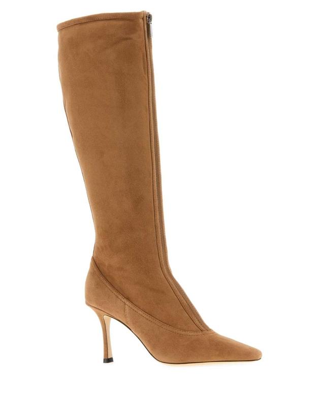지미추 [해외직구][X45]지미추 JOZIKB85VSG TOFTED 여성 앵클부츠 미들 롱부츠 니하이부츠 Camel suede Jozi boots 착용컷