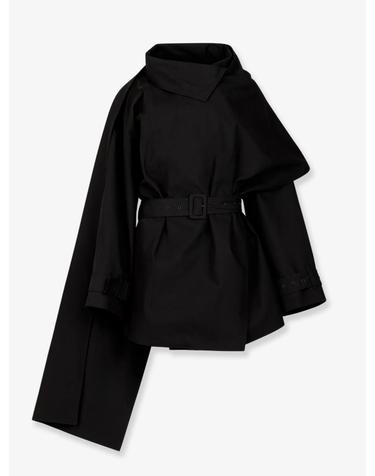 [해외직구][N85]엔타이어 스튜디오 ESWW251052 여성 롱코트 하프코트 패딩코트 ENTIRE STUDIOS Mini Scarf cotton coat