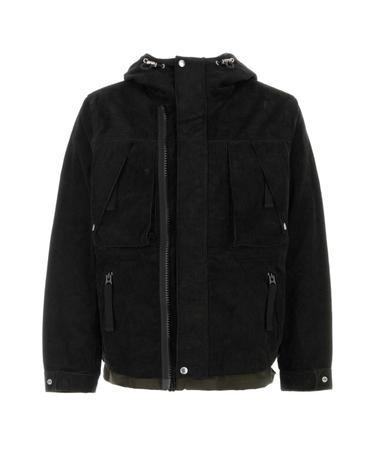 [해외직구][X45]사카이 2503815M 001 남성 블레이저 봄버 캐주얼자켓 Black corduroy jacket