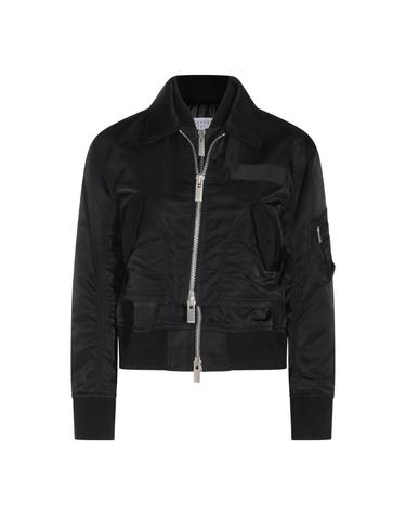 [해외직구][B47]사카이 2608582001 여성 자켓 아우터 BLACK NYLON CASUAL JACKET