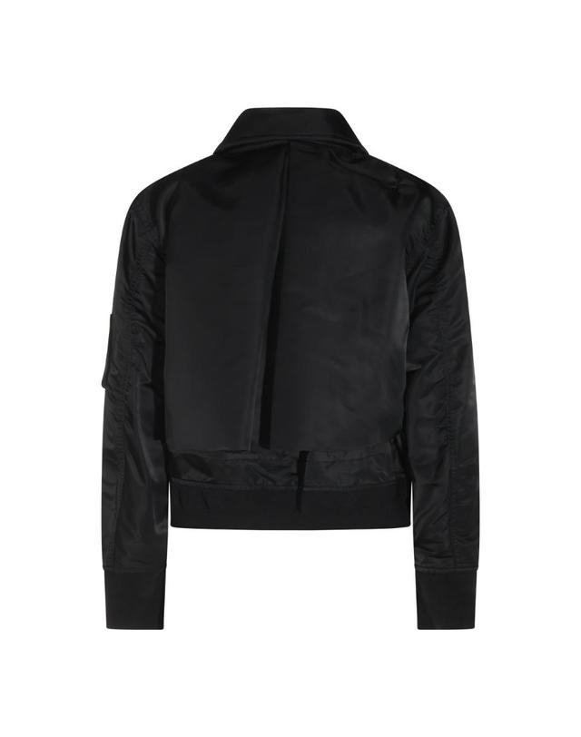 사카이 [해외직구][B47]사카이 2608582001 여성 자켓 아우터 BLACK NYLON CASUAL JACKET 착용컷