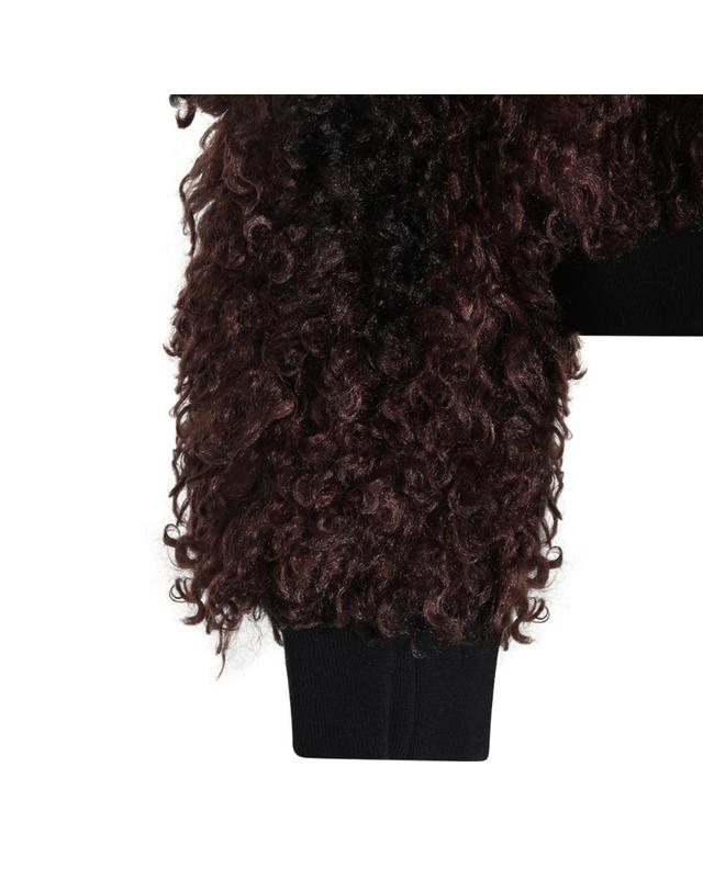 사카이 [해외직구][B47]사카이 2608660601 여성 무스탕 퍼자켓 BROWN FAUX FUR JACKET 착용컷