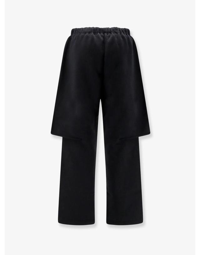 사카이 [해외직구][N85]사카이 2608685 여성 트라우저 바지 팬츠 면바지 SACAI Cotton trousers with a layered trompe loeil design 착용컷