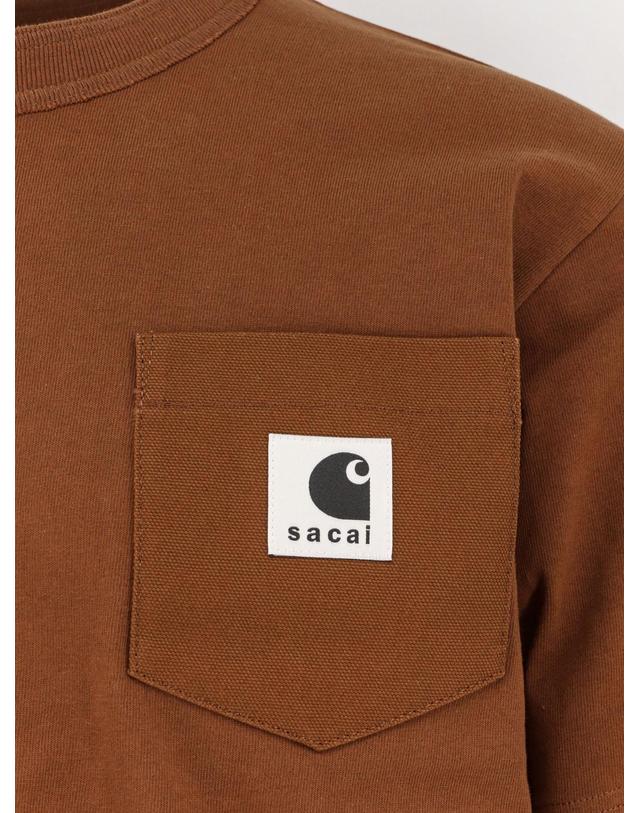 사카이 [해외직구][N85]SACAI X CARHARTT WIP 2500994S 남성 티셔츠 민소매 긴소매 탑 SACAI X CARHARTT WIP Carhartt WIP Cotton Jersey L S T Shirt 착용컷