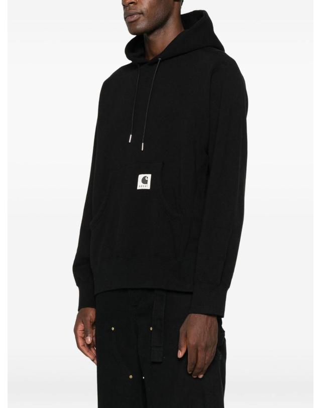 사카이 [해외직구][P13]SACAI X CARHARTT WIP 25 00993S001 남성 후드티 맨투맨 스웨트셔츠 집업후드 후드맨투맨 스웨터 풀오버 SACAI X CARHARTT WIP LOGO COTTON HOODIE 착용컷