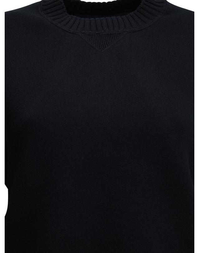 사카이 [해외직구][V90]사카이 26 08670201 여성 니트 스웨터 가디건 Crew neck sweater made of a cotton cashmere blend 착용컷