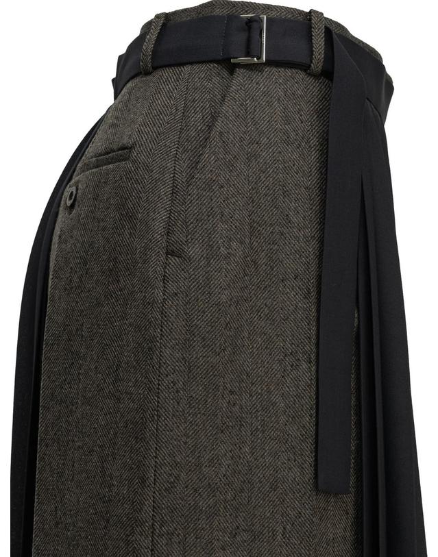 사카이 [해외직구][V90]사카이 26 08766605 여성 스커트 치마 Pleated Midi Skirt 착용컷