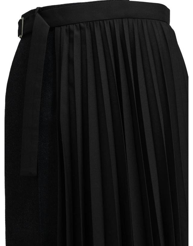 사카이 [해외직구][V90]사카이 26 08766202 여성 스커트 치마 Pleated Midi Skirt 착용컷