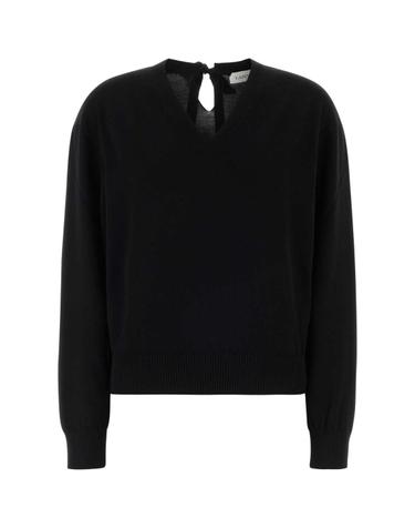 [해외직구][X45]랑방 RWPO0027K101A26 10 여성 셔츠 남방 반팔 긴팔 블라우스 Black wool blend sweater