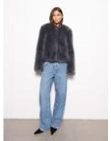 [해외직구][G95]스탠드 스튜디오 62267941660110 여성 코트 트렌치코트 케이프 자켓 HALLE FAUX FUR JACKET
