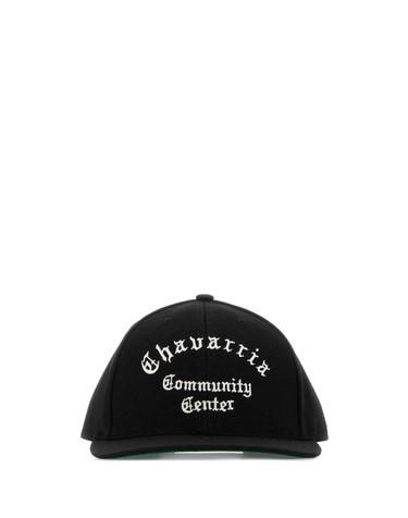 [해외직구][X45]WILLY CHAVARRIA WCASC0082 001 남성 모자 버킷햇 비니 캡 Black canvas baseball cap
