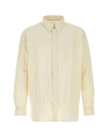 [해외직구][X45]WILLY CHAVARRIA WCSHT0057 065 남성 셔츠 남방 긴팔 반팔 Cream poplin shirt