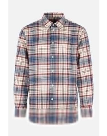 [해외직구][E32]WILLY CHAVARRIA MMWTO003005C120 남성 셔츠 남방 WILLY CHAVARRIA Woolen shirt in check flannel