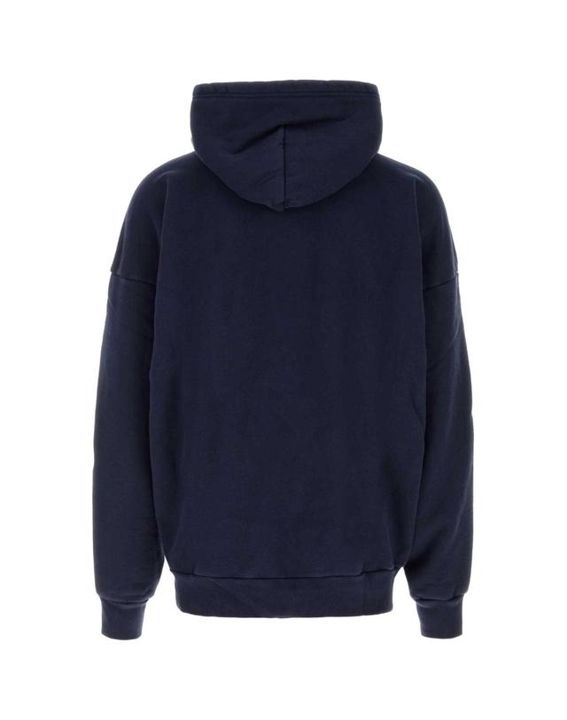 윌리 차바리아 [해외직구][X45]WILLY CHAVARRIA WCJSY0192 014 남성 맨투맨 스웨트셔츠 후드 Navy blue cotton oversize Chavarria Stripe sweatshirt 착용컷