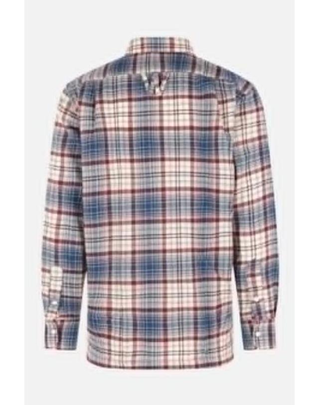 윌리 차바리아 [해외직구][E32]WILLY CHAVARRIA MMWTO003005C120 남성 셔츠 남방 WILLY CHAVARRIA Woolen shirt in check flannel 착용컷