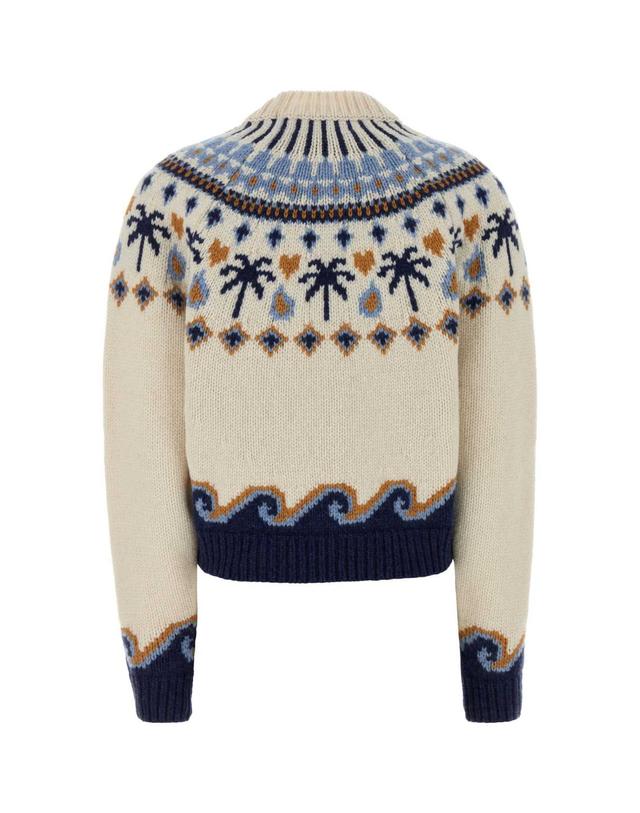 알라누이 [해외직구][X45]알라누이 LWHE061E26KNI0010446 CHAMULC 여성 스웨터 니트 가디건 Embroidered wool Sweet Winter sweater 착용컷