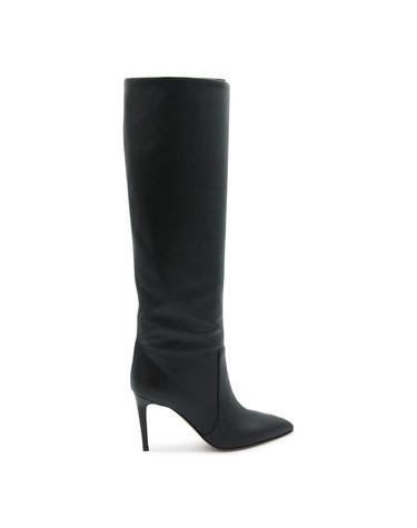 [해외직구][B47]파리텍사스 PX757XVT0CBLACK 여성 앵클 롱 미디 부츠 BLACK LEATHER STILETTO BOOTS