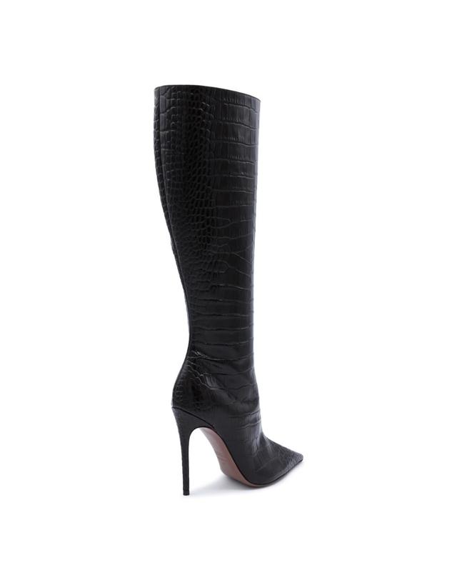 파리 텍사스 [해외직구][B47]파리텍사스 PX2046XCOCOEBANO 여성 앵클 롱 미디 부츠 EBONY LEATHER VERA BOOTS 착용컷