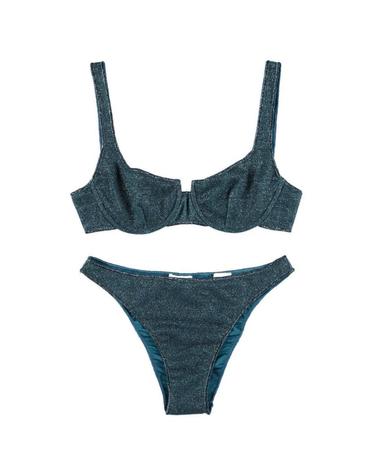 [해외직구][A94]OSEREE LAF257PEACOCK 여성 비치웨어 수영복 OSEREE OSEREE Bikini Lumiere Balconette