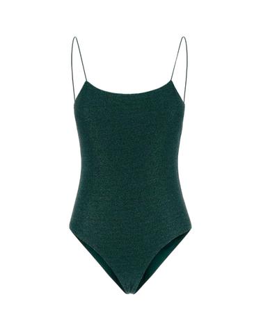 [해외직구][X45]OSEREE LIS601 PEACOCK 여성 수영복 비키니 커버업 스윔웨어 Petrol green nylon blend swimsuit