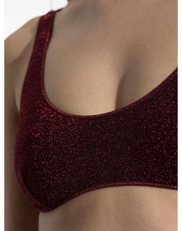 오세리 [해외직구][A94]OSEREE LTF257BURGUNDY 여성 비치웨어 수영복 OSEREE OSEREE Sporty Lumiere Bikini 착용컷
