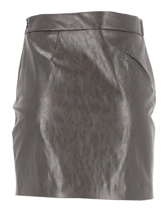 페데리카 토시 [해외직구][A94]FEDERICA TOSI 30706 30280 여성 스커트 치마 FEDERICA TOSI FEDERICA TOSI Asymmetrical Mini Skirt With Metal Leather 착용컷