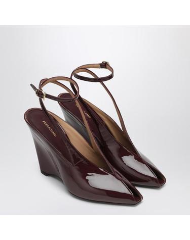 [해외직구][T56]Ferragamo 07875811CLE 여성 샌들 웨지힐
