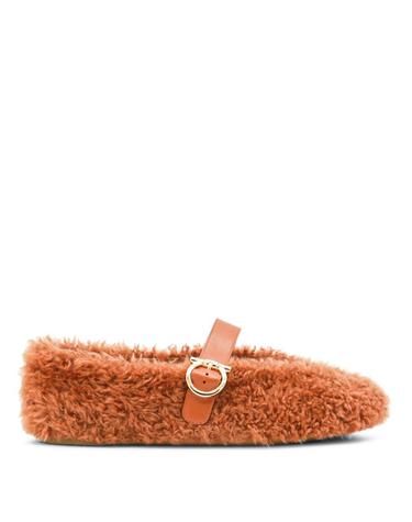 [해외직구][S27]FERRAGAMO 78750401K586003 여성 플랫슈즈 발레리나 메리제인슈즈 플립플랍 슈즈 구두 CAMEL FLATS