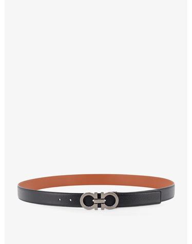 [해외직구][N85]FERRAGAMO 670574 남성 벨트 허리띠 서스펜더 FERRAGAMO Reversible leather Gancini belt