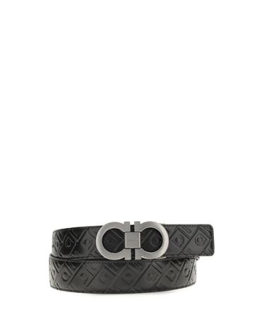 [해외직구][K68]FERRAGAMO 794043 058 남성 벨트 허리띠 서스펜더 Reversible leather Gancini Belt
