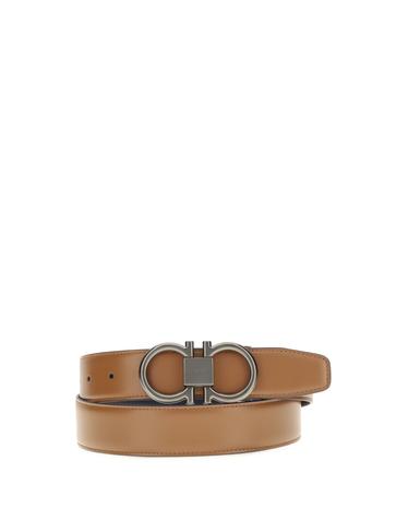 [해외직구][K68]FERRAGAMO 794039 081 남성 벨트 허리띠 서스펜더 Reversible leather Gancini Belt