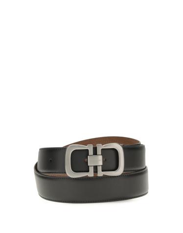 [해외직구][K68]FERRAGAMO 795581 001 남성 벨트 허리띠 서스펜더 Reversible leather Belt with logo